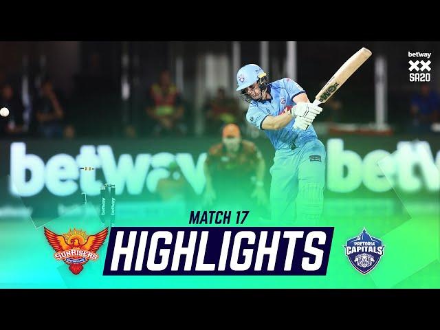 Sunrisers Eastern Cape v Pretoria Capitals | Match 17 Highlights | Betway SA20