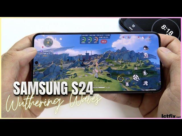 Samsung Galaxy S24 Wuthering Waves Gaming test | Exynos 2400, 120Hz Display