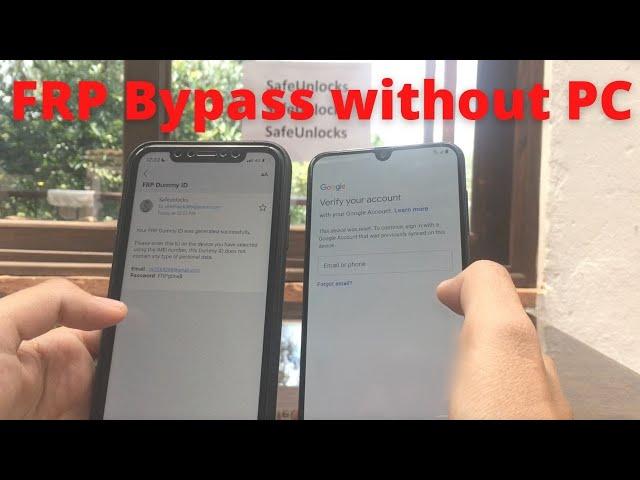 FRP Bypass Without PC (Unlock from Any Device)