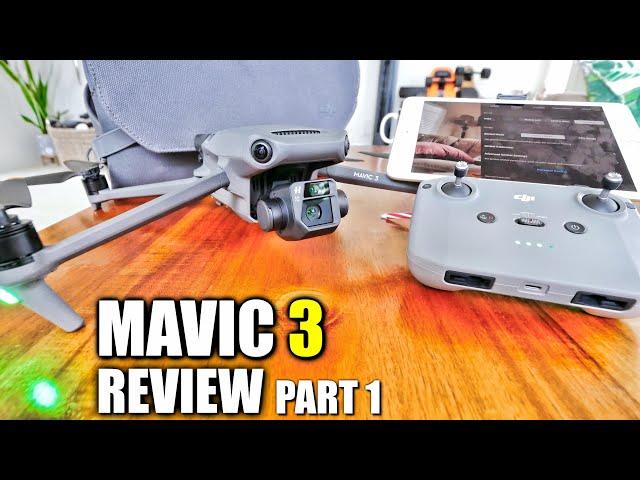 DJI Mavic 3 Review - Part 1 In-Depth - START HERE (Unboxing, Inspection, updating, Pros & Cons)