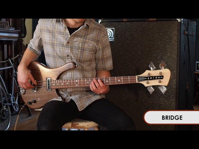 Serek Basses - "Sacramento" with TV Jones Thunder'Blades Bass Pickups Demo