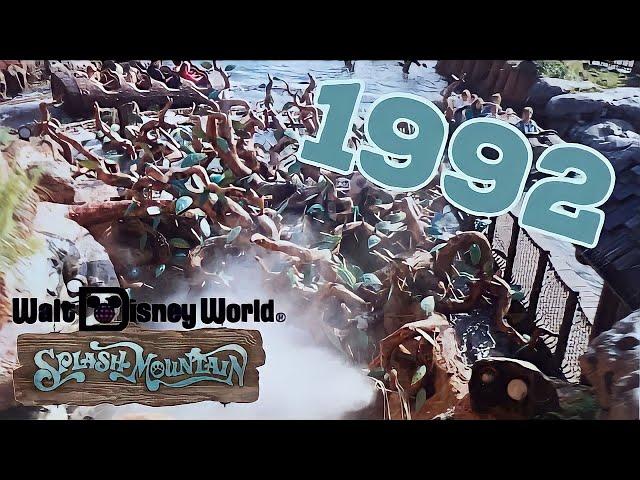 RARE Splash Mountain OPENING YEAR | *1992* WDW