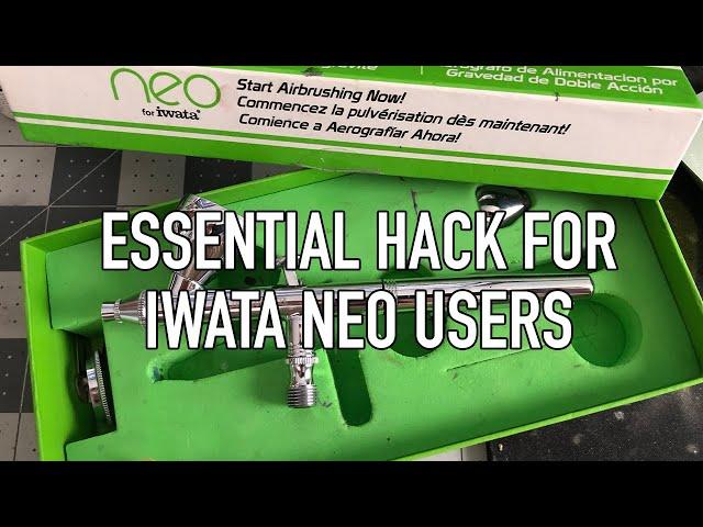 IF YOUR IWATA NEO WONT SPRAY CORRECTLY, WATCH THIS VIDEO