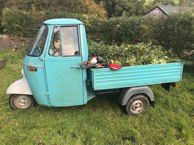 PIAGGIO APE MP550 1974 ROAD REG THE STORY SO FAR SOLD BY www.catlowdycarriages.com