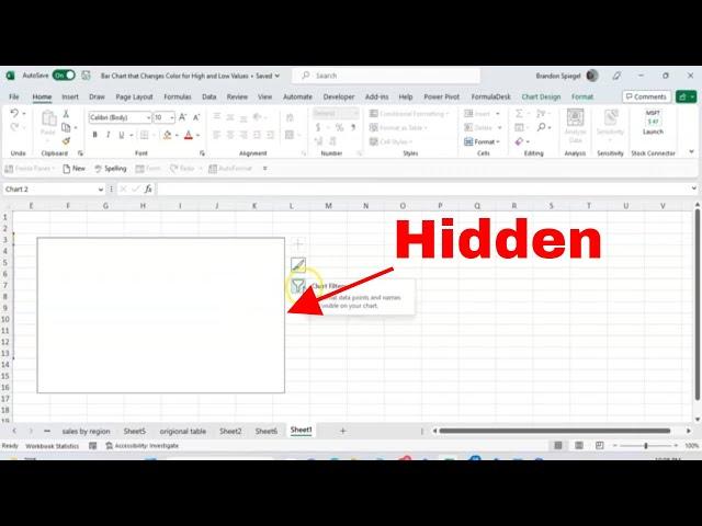 How to Show Hidden Data on Microsoft Excel Charts. Prevent Graph From Disappearing. #howto #wow