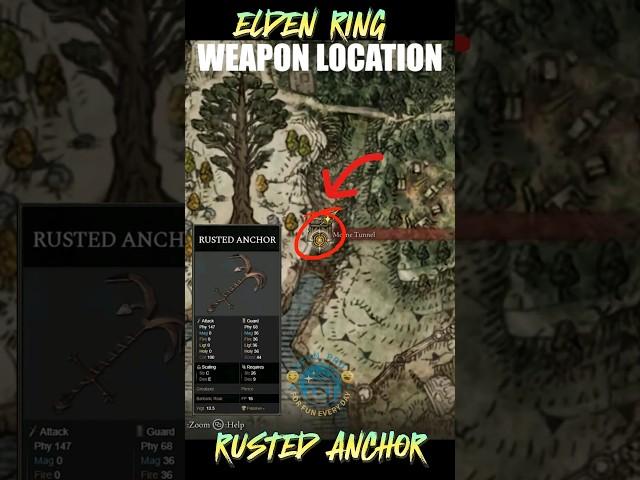 Rusted Anchor Weapon Location Guide #gaming #eldenring #eldenringgameplay