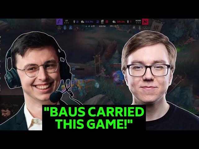Caedrel : "BAUS Solo CARRIED Game 1" Los Ratones vs NORD | NLC 2025 Grand Final Analysis