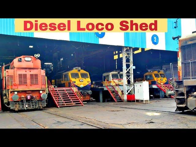 Diesel Loco Shed Jhansi Full Vlog