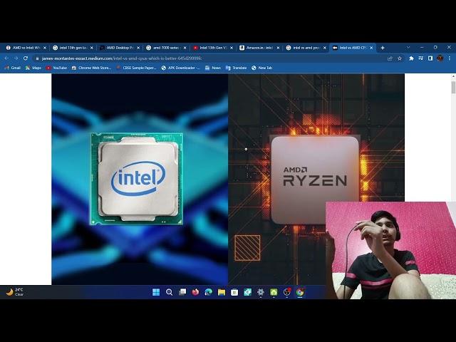 intel 13 gen vs Ryzen amd 7000 series