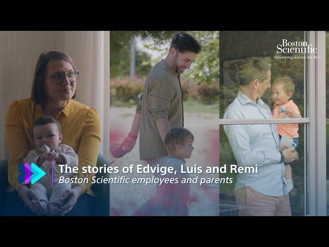 The stories of Edvige, Luis and Remi, Boston Scientific employees and parents