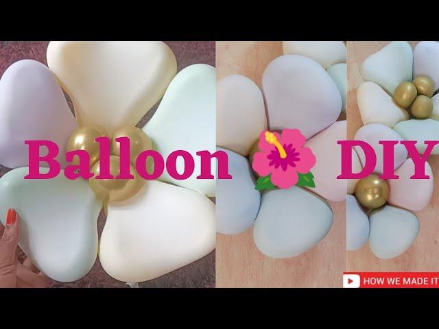 BALLOON FLOWER | DIY | How to | balloon distortion / balloon flower tutorial