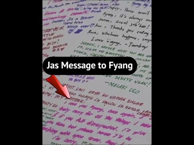 Jas Message to Fyang Matapos  PBB Gen 11 Rap Battle