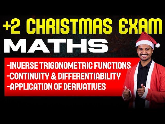 Plus Two Christmas Exam | Maths Chapters 2,5,9 | Eduport Plus Two Science