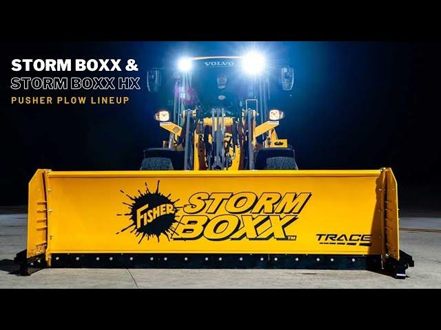 FISHER® STORM BOXX™ Pusher Plows