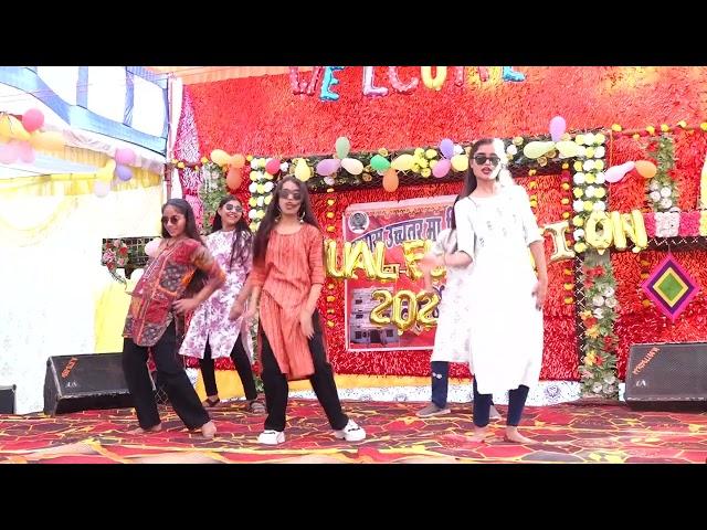 funny parody dance annual function by girls Prayas School Dhundharka