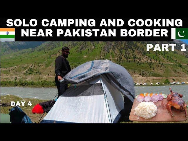 Ep-4 Solo River Side Camping And Cooking Near  Pakistan Border | Gurez Valley Kashmir