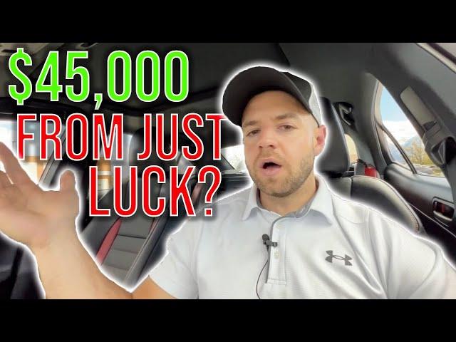 Making $45,000 off of PURE LUCK (Flipping Houses)