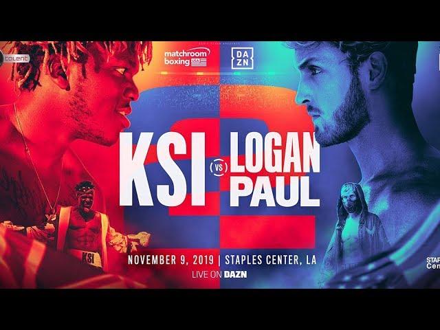 KSI VS Logan Paul 2 FULL FIGHT  (2019) LIVESTREAM