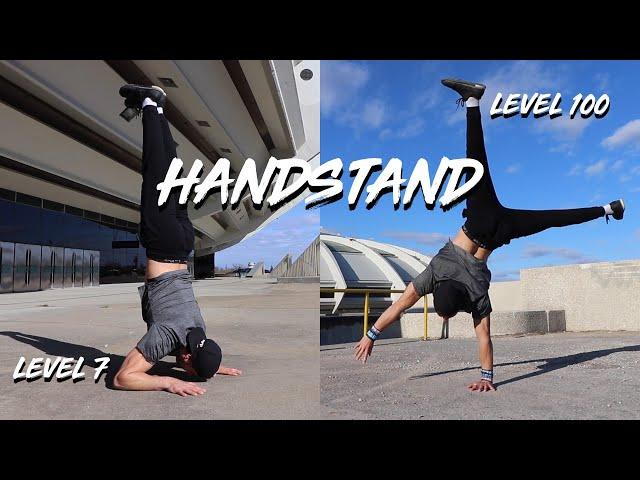 HANDSTAND LVL 1 to 100 - From Beginner to Pro