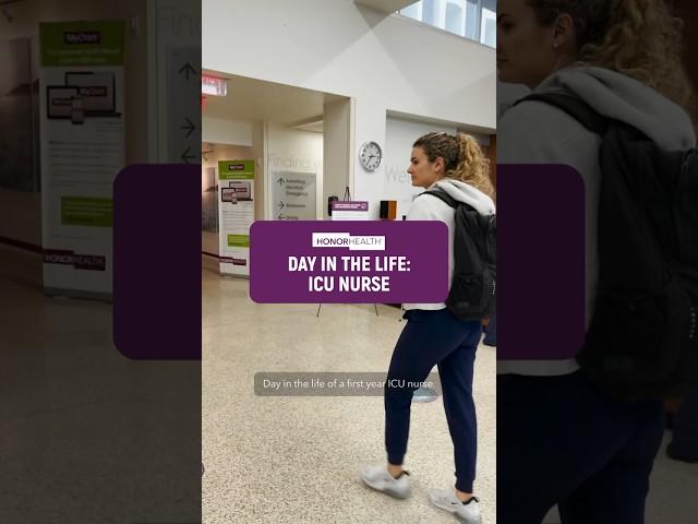 Day in the life of an ICU nurse at HonorHealth #nurse #dayinthelife #dayinmylifevlog #icunurse