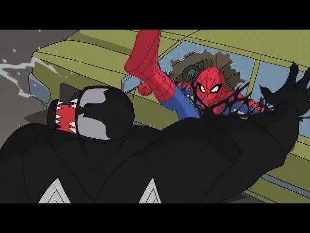 Spectacular Spider-Man (2008) Spider-Man vs Venom final fight part 1/4