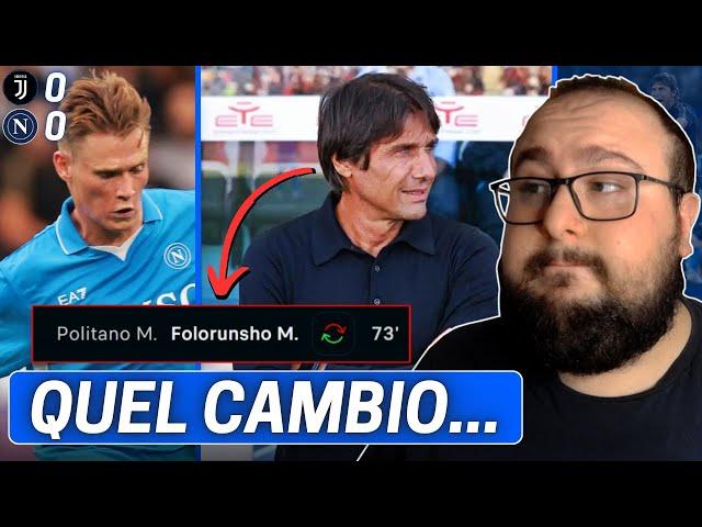 Conte POCO CORAGGIOSO coi cambi? | Pagelle Juventus-Napoli 0-0