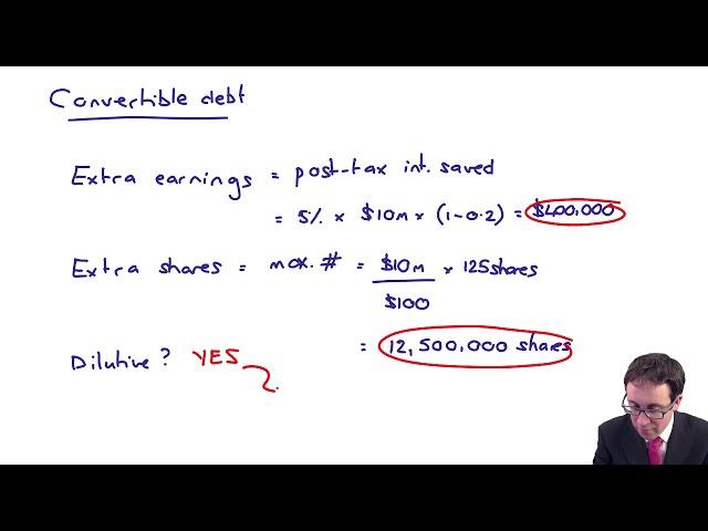 EPS - diluted EPS Example - ACCA Financial Reporting (FR)