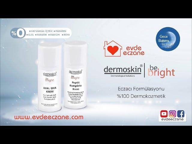 Dermoskin Be Bright AHA/BHA Krem & Peptit Kompleks Krem