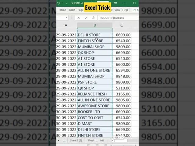 ADVANCE EXCEL FORMULAS  #excelinhindi #excel #exceltips #advanceexcel #shorts #exceltips #reels