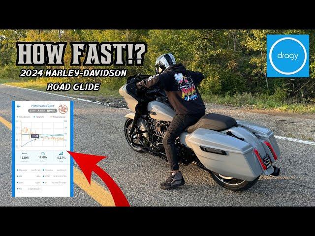 HOW FAST IS THE 2024 HARLEY DAVIDSON ROAD GLIDE? *1/4 MILE ET*