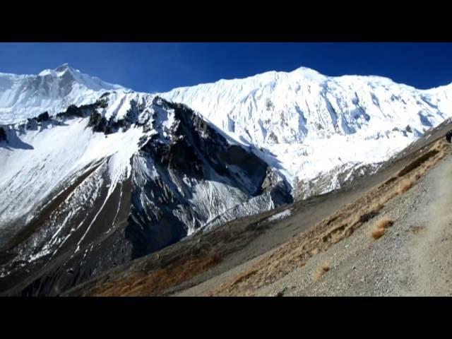 Annapurna circuit trek. Trekking in Nepal