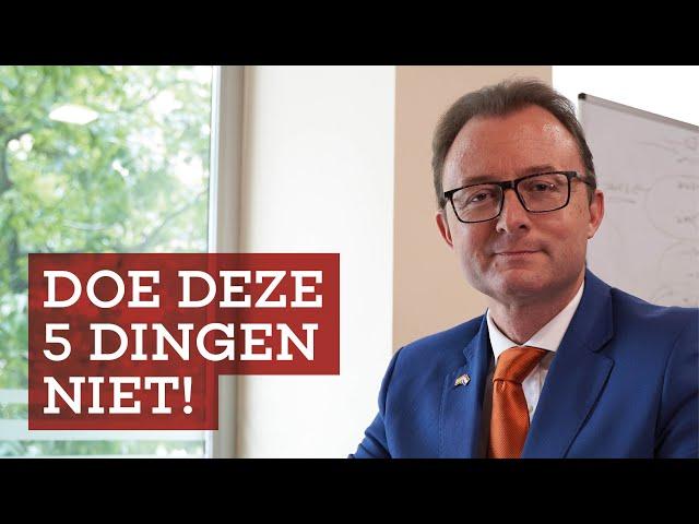 5 DINGEN DIE U NÍET MOET DOEN WANNEER U EEN HUIS KOOPT IN SPANJE