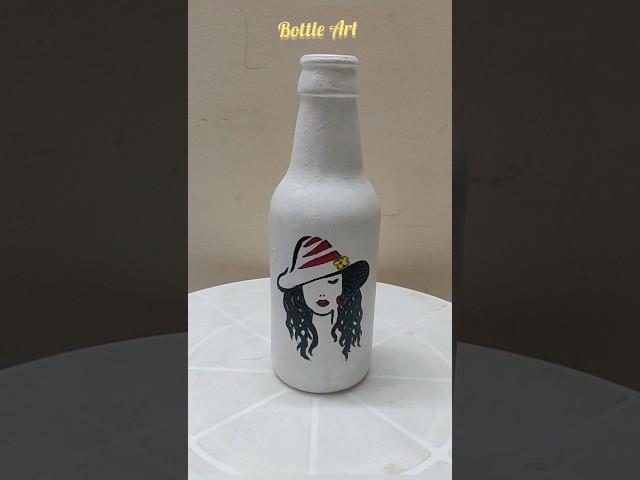 5 minutes Bottle Art #shorts #youtubeshorts #shortsvideo #viralshorts #motivation #Aruna'sMagazine