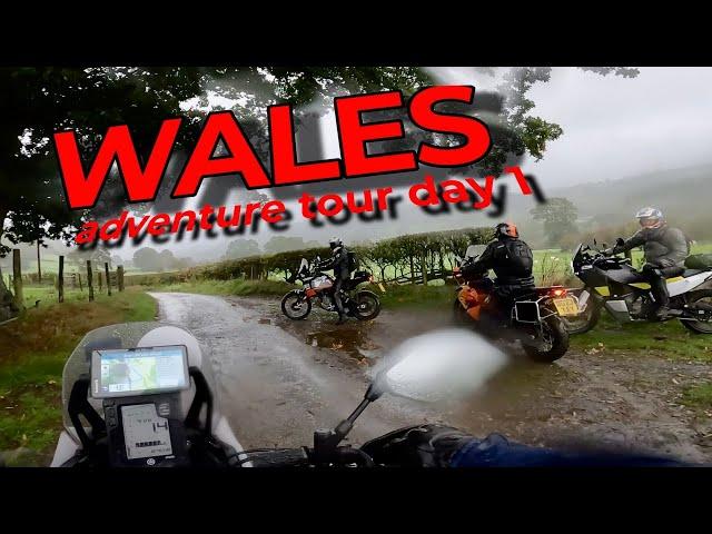 Wales motorcycle adventure tour Oct 2023 Day 1