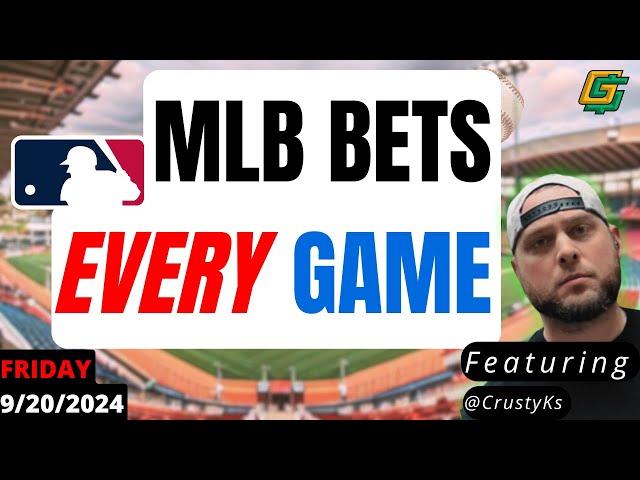 MLB Best Bets, Picks & Analysis on EVERY GAME Friday (9/20/24)