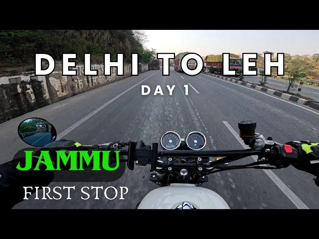 DELHI TO LEH | 2024 | DAY 1 | 15 HOURS RIDE | DELHI TO JAMMU | INTERCEPTOR 650 ROYAL ENFIELD | EP.1