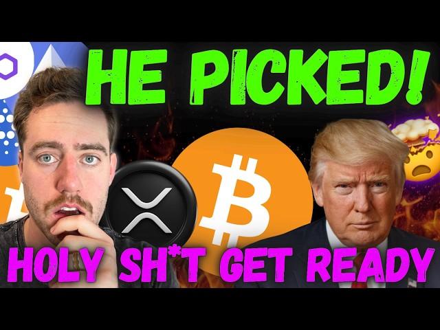 BITCOIN - TRUMP JUST PICKED! (INSANELY BULLISH NEWS FOR BITCOIN, XRP, AND CRYPTO!)