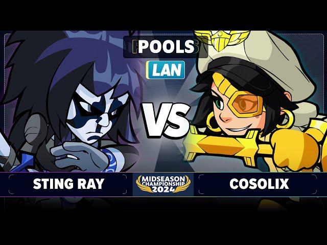 Cosolix vs STING RAY - Pools - Brawlhalla Midseason Championship 2024 - LAN 1v1