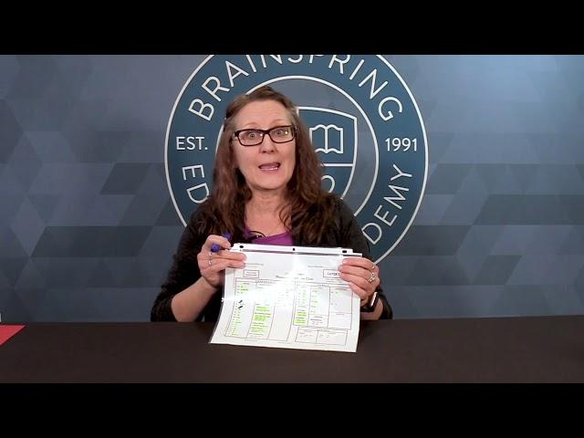 Quick Tips - Organizing Auditory Drill Materials