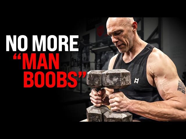 Best Workout To Lose MAN BOOBS After 40 - Build A Massive Chest | 5 Exercises