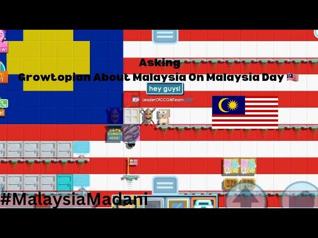 Asking Growtopian About Malaysia | Content Creator Gaming Malaysia Growtopia 