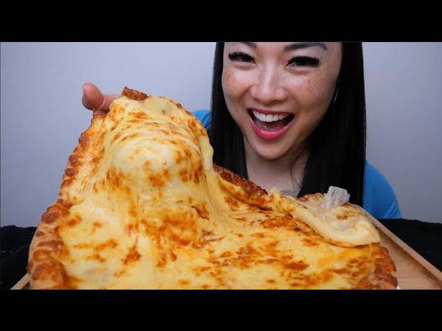 1K CHEESE PIZZA (ASMR EATING SOUNDS) LIGHT WHISPERS | SAS-ASMR