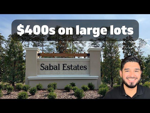 Homes in $400s on Large Lots | Sabal Estates | St. Augustine, FL