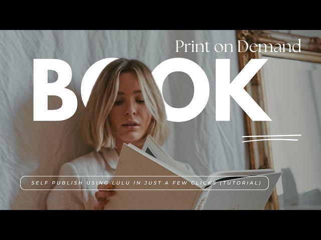 Tutorial Self-Publish Your Print on Demand Book with Word, Canva, and Lulu in 2024 without Amazon