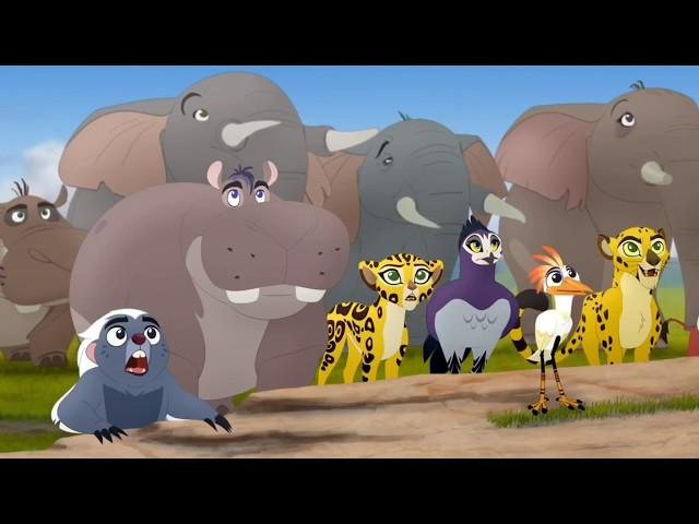 The Lion Guard and Pridelanders meet Askari-The Lion Guard:Return to the Pridelands