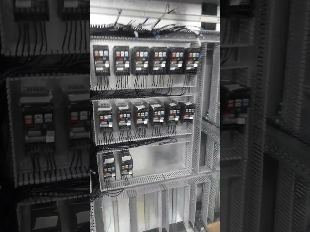 Bastidores De Montagem De Um Grande Quadro Elétrico. #automação #comandoseletricos #clp  #eletrica