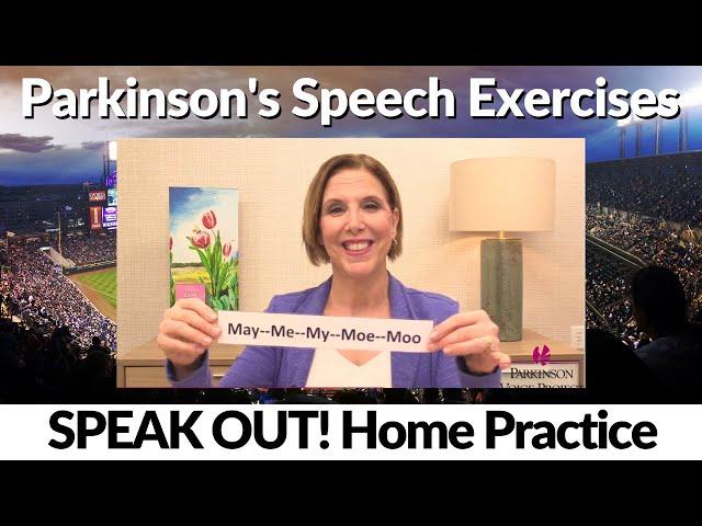 Parkinson's Speech Exercises: Take Me Out to the Ball Game