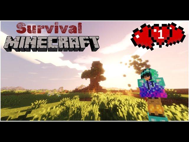 Survival Minecraft Episode 1 Tree Base