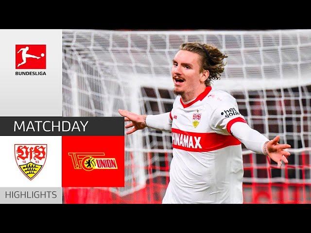 VfB Stuttgart - Union Berlin | 3:2 | Zusammenfassung | Bundesliga 2024-25 | stuttgart union