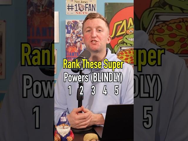 Rank These Super Powers Blindly! Which Is Best? #shorts #ranking #superpower #mcu #hero #blind